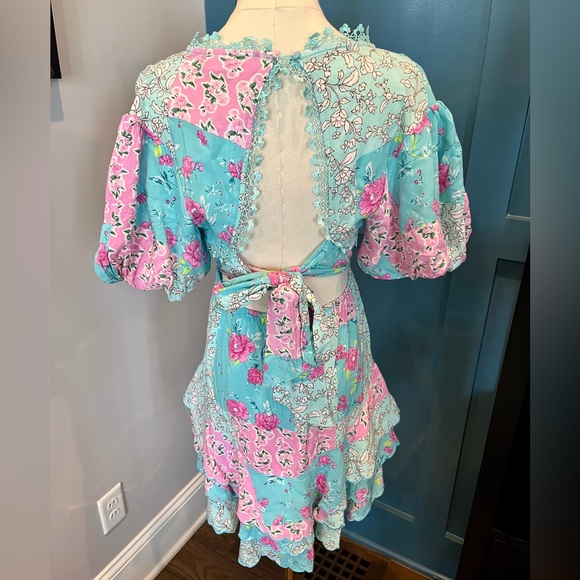 Summer ruffled boho dress - Picture 3 of 4